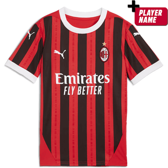 Puma AC Milan 2024-25 Youth Home Stadium Jersey
