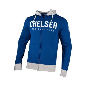 Chelsea FC Youth Full Zip Color Block Hoodie