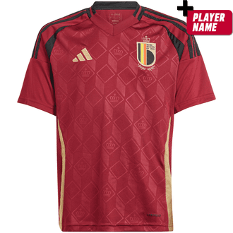 adidas Belgium 2024 Youth Home Stadium Jersey