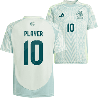 adidas Mexico 2024 Youth Away Stadium Player Jersey