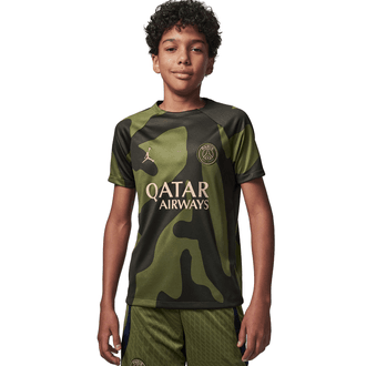Nike Jordan PSG Youth Short Sleeve Academy Pro 4th Pre-Match Top